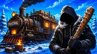 Thumbnail: Your Base Is A TRAIN In This NEW Survival Crafting Game — Frostrail [First Look]