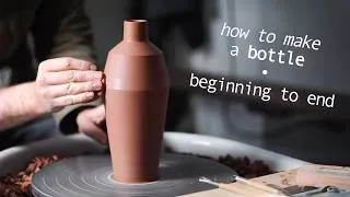 Thumbnail: Throwing, Glazing, Firing & "Fixing" an Angular Bottle