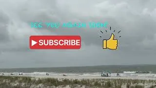 Thumbnail: Mexico Beach 06/18/2026 — Former Tropical Storm Arthur has the beach wavy and windy.