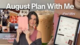 Thumbnail: AUGUST PLAN WITH ME 🤎 iPad Mini, Finance Planning, & Slow Summer Goals