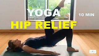 Thumbnail: Yoga for Tight Hips - 10 minute stretch for beginners