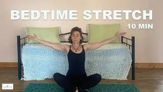 Thumbnail: 10 Minute Stretch Routine | Bedtime Yoga for Relaxation