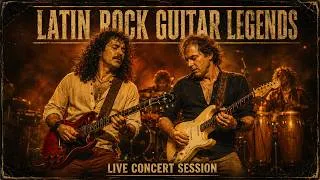 Thumbnail: Carlos Santana & Mark Knopfler – Latin Rock Guitar Legends | Timeless Live Tribute Session 🎸