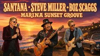 Thumbnail: Carlos Santana, Steve Miller & Boz Scaggs 🎸 Midnight Marina Blues | Legendary Guitar Session