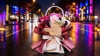 Thumbnail: Elegant Pearl Handle Flower Bouquet Tutorial | Easy Florist Wrapping Design | Flower Tech9