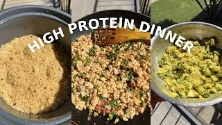 Thumbnail: High Protein Vegetarian Dinner Recipe | Crispy Tofu, Quinoa & Nepali Kakro Ko Achar