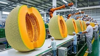 Thumbnail: Inside A Modern Melon Factory: From Fresh Melons To Premium Melon Juice (Full Process)
