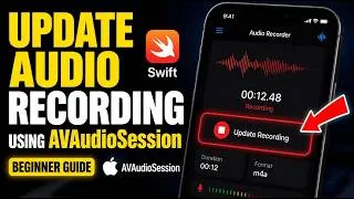 Thumbnail: How to update audio recording using AVAudioSession in iOS - Beginner Guide