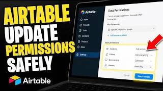Thumbnail: How to update Airtable bases with permission settings for safety - Beginner Guide