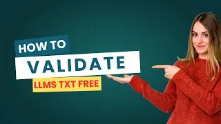 Thumbnail: Your AI Content Strategy Is Failing Without LLMs.txt Validation