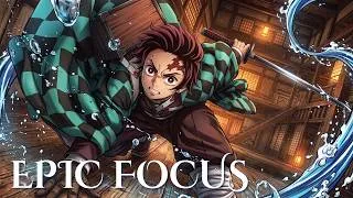 Thumbnail: Demon Slayer - Encounter (Infinity Castle) | Intense Focus BGM (1 Hour Tense Cinematic Ambient)