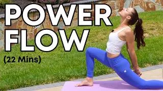 Thumbnail: Vinyasa Yoga Flow | 22 Min Full Body Power for All Levels
