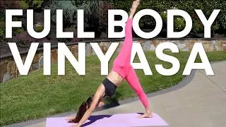 Thumbnail: 20 Min Vinyasa Yoga Flow | Full Body Strength + Stretch