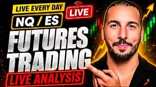 Thumbnail: 🔴 LIVE DAY TRADING Nasdaq Futures Scalping | NQ Order Flow + Price Action [Sept 04]