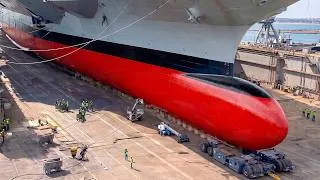 Thumbnail: US Navy Rolls Out Gigantic Supercarrier From Dry Dock After Repairs