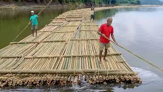 Thumbnail: Bangladesh Cheapest Solution to Transport Millions of Bamboo Down River