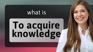 Thumbnail: Unlocking the World of Knowledge: The Journey of Learning