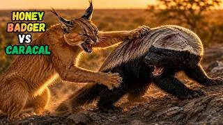 Thumbnail: Honey Badger vs Caracal — The Cat Fight