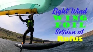 Thumbnail: Light Wind Wingfoil Session at Rufus