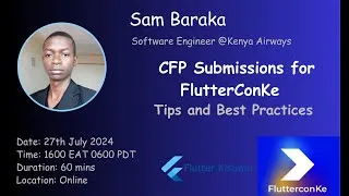 Thumbnail: CFP Submissions for FlutterConKe Tips and Best Practices