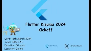 Thumbnail: Flutter Kisumu 2024 Kick Off