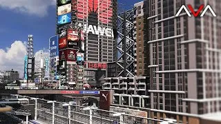 Thumbnail: High-Speed Train Platform With Elevated Shopping Center - Cities: Skylines - AVALON [32]