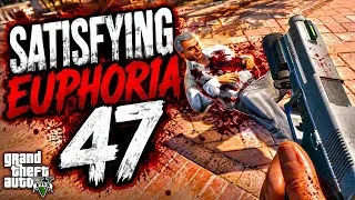 Thumbnail: 💎 Satisfying Euphoria Kill Comp - Bloody Gore, Funny Ped Encounters & Realistic Gun Mods (Part 47)