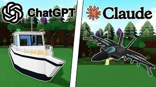 Thumbnail: I Let ChatGPT And Claude Compete To Create The CRAZIEST Builds In Build A Boat For Treasure