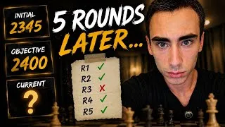 Thumbnail: ROAD TO 2400: My First 5 Rounds at Sants | 21 Days to Become an IM