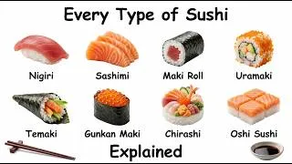 Thumbnail: 🍣 Every Type of Sushi Explained in 6 Minutes