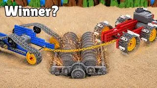 Thumbnail: LEGO Cars Tug of War on Sand: Which One Wins? | FM LEGO Technic