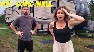 Thumbnail: Day 1 of Moving Into Our Off-Grid Trailer in Canada... It's NOT Going Well