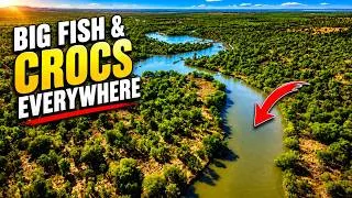 Thumbnail: This Remote Lagoon was LOADED With BIG FISH & CROCS! (Catch & Cook)