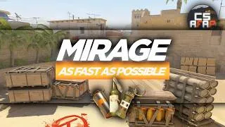 Thumbnail: MIRAGE as fast as possible (meta nades, strats, utility) | CS2 afap