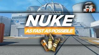 Thumbnail: NUKE as fast as possible (meta nades, strats, utility) | CS2 afap