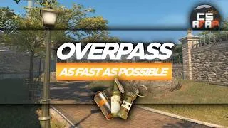 Thumbnail: OVERPASS as fast as possible (meta nades, strats, utility) | CS2 afap
