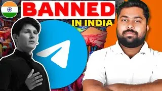 Thumbnail: Telegram band hone wala hai ? | Will Telegram App Ban In INDIA ? |Latest Update on telegram