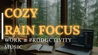 Thumbnail: POV Forest Cabin Rain 🌧️ LoFi Beats for Deep Focus LIVE