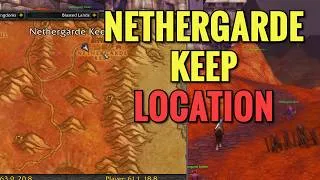 Thumbnail: Nethergarde Keep Location (WoW Classic)