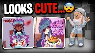 Thumbnail: Cute Roblox Games That Turn HORRIFYING…(Amelia’s cafe) 😨