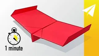 Thumbnail: Make a VERY EASY Paper Airplane Glider in 1 Minute (60 seconds) — Atlas