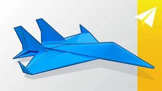 Thumbnail: How to Make an Amazing Origami Jet — Sapphire, by irrelEvant paper planes