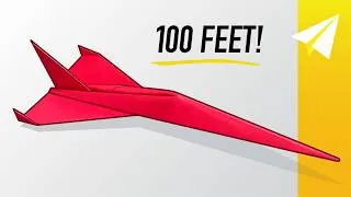 Thumbnail: EASY Jet Paper Airplane that Flies OVER 100 Feet!!! How to Make Dreadnought