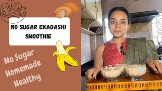 Thumbnail: Ekadashi Smoothie Recipe | No Sugar Banana Smoothie for Fasting