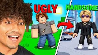 Thumbnail: ROBLOX BUT EVERY SECOND YOU GET MORE HANDSOME!
