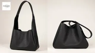 Thumbnail: How To Make Simple Hobo Bag (Leather Craft Tutorial / Leather Pattern)