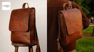 Thumbnail: Leather Backpack Tutorial: Simple & Easy / Leather Craft Pattern