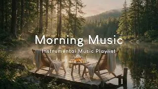 Thumbnail: 早晨音樂 Morning Music｜湖中森林，靜謐的早晨時刻，喝一杯花草茶，享受悠閒的晨光