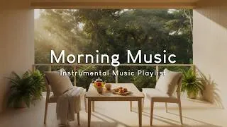 Thumbnail: 早晨音樂 Morning Music｜在森林小屋的陽台，享受陽光與片刻寧靜