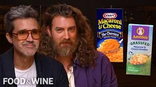 Thumbnail: Rhett & Link Try Kid's Food (Old School vs. New School) | Food & Wine